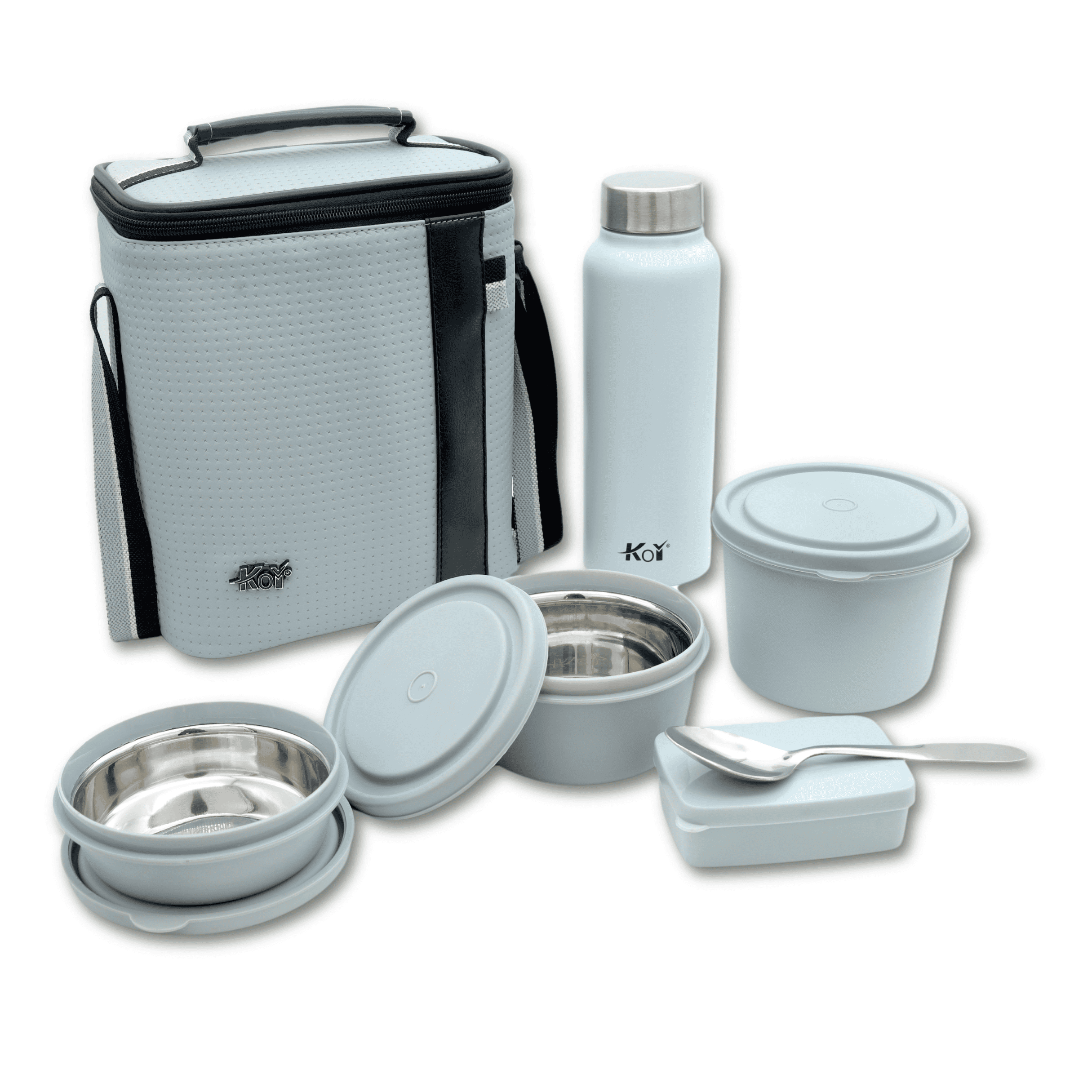 KOI Luxe Lunch Box Set (Grey))