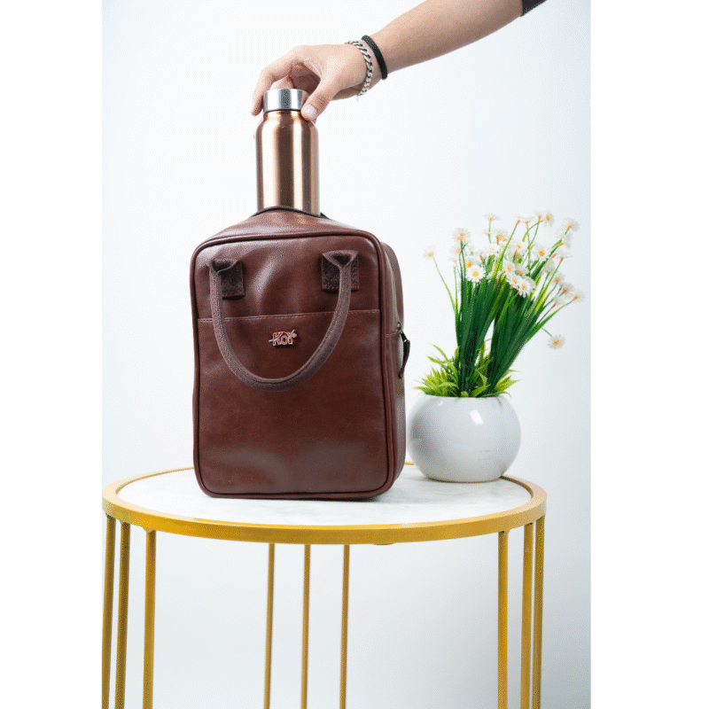 Koi Lunch Bag  | Brown - Image 2
