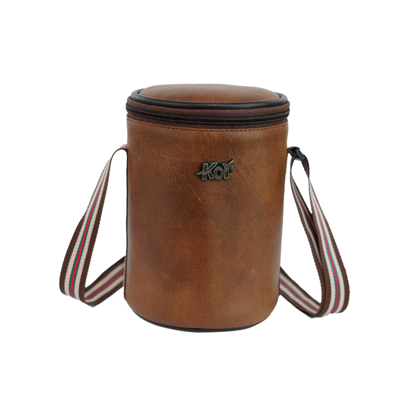 KOI TiffinPro Stainless Steel Leak-Proof Lunch Box Set Mempis Brown - Image 2