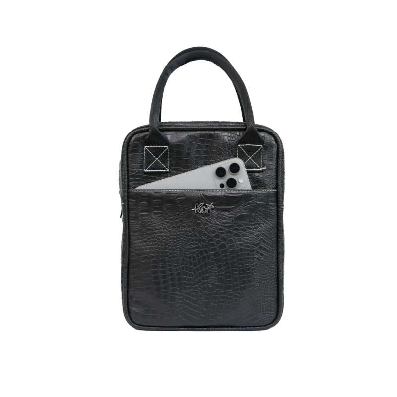 Koi Lunch Bag | Black - Image 6