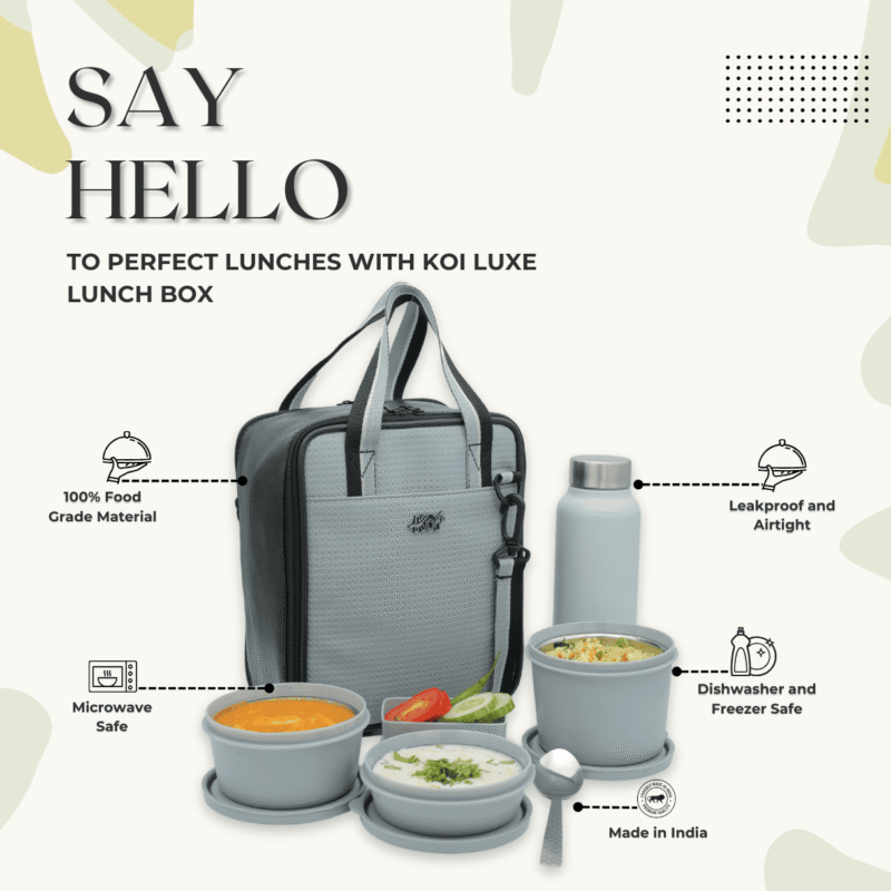 KOI PRO Lunch Box Set (Grey) - Image 2