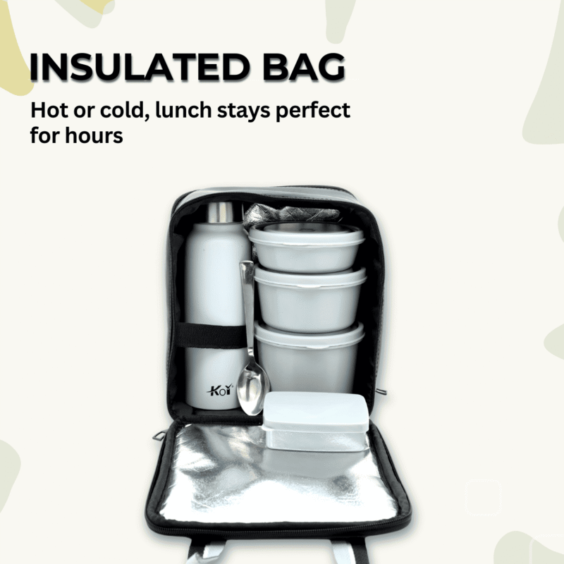 KOI PRO Lunch Box Set (Grey) - Image 5
