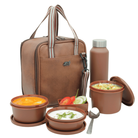 KOI PRO Lunch Box Set (Memphis Brown)