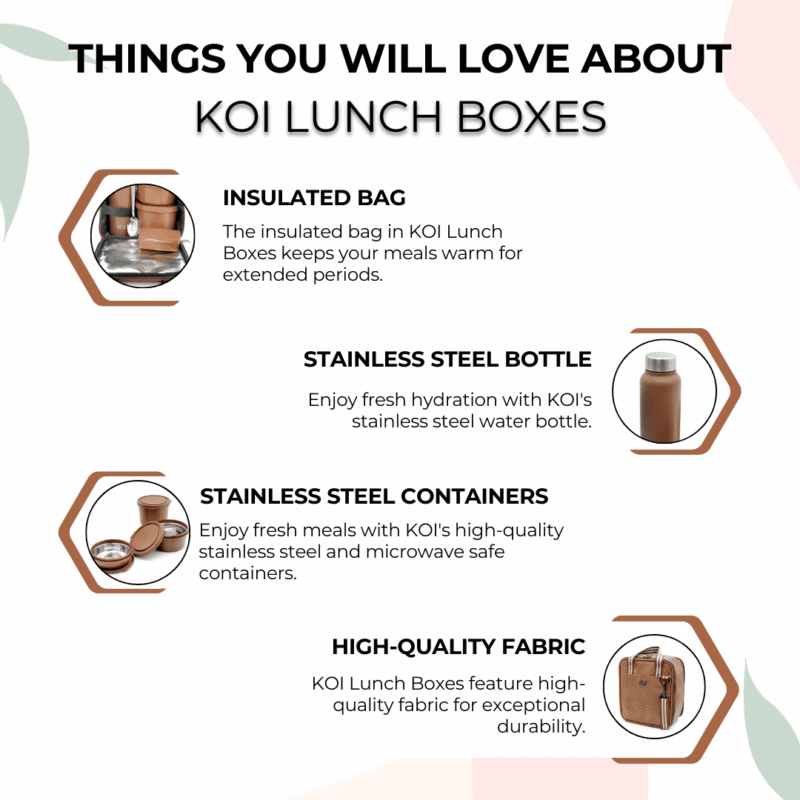 KOI PRO Lunch Box Set (Memphis Brown) - Image 4